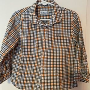 Mayoral plaid toddler boys shirt.